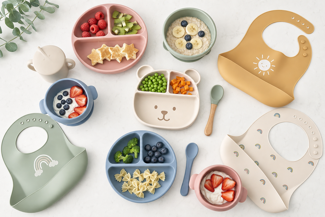Top Silicone Baby Tableware in Canada: Plates, Bibs & Bowls