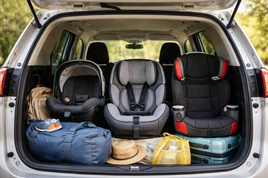 Budget car seats packed for safe family travel