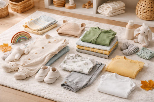 Budget newborn baby clothing essentials laid out for Canada