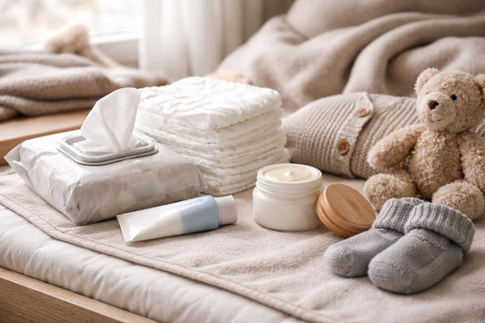 Diapering and changing essentials for cooler weather comfort
