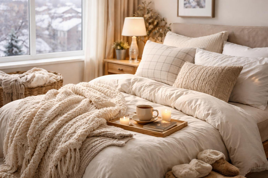 Cozy bedding layers for Toronto winter sleep