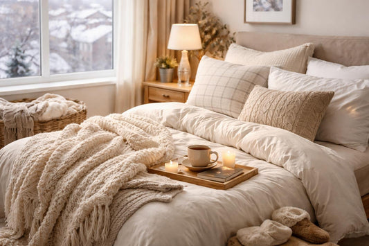 Cozy bedding layers for Toronto winter sleep
