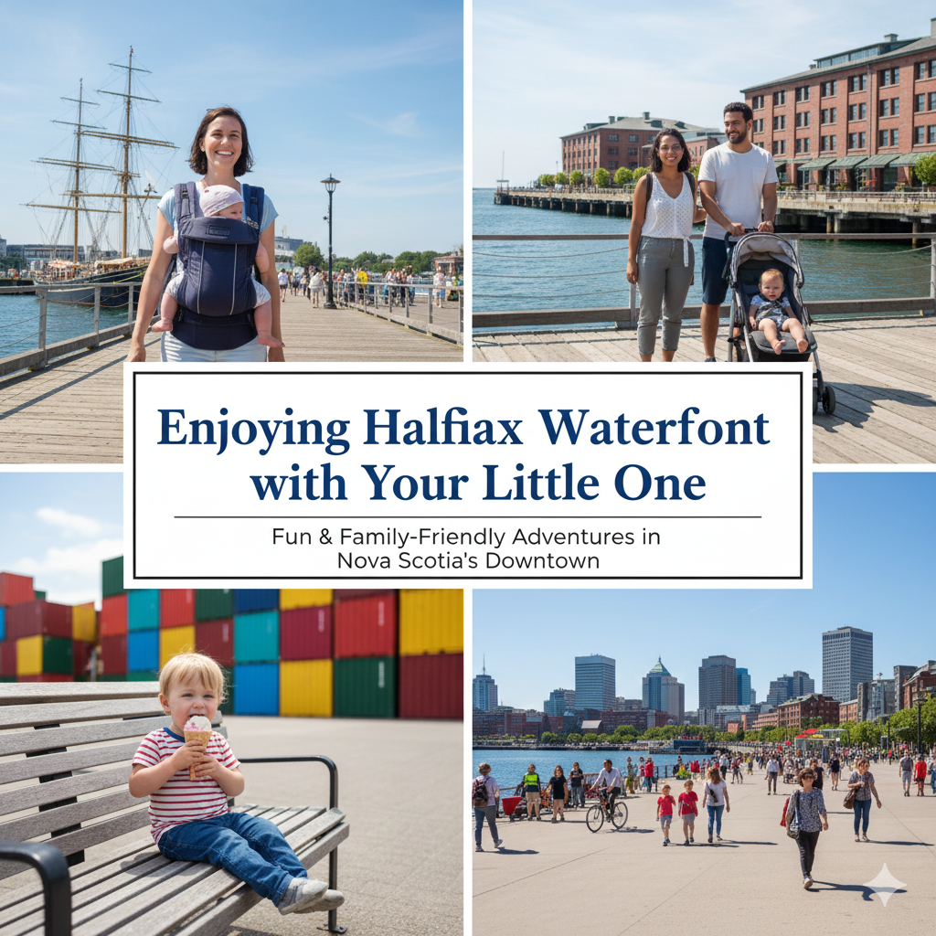 Enjoying Halifax waterfront with your little one - family activities in Nova Scotia