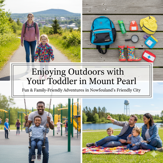 Enjoying the outdoors with your toddler in Mount Pearl - Newfoundland family activities