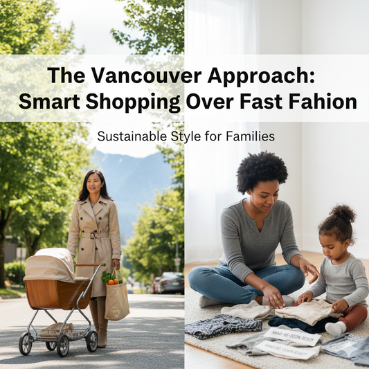 Vancouver smart shopping guide - sustainable baby products over fast fashion for BC families