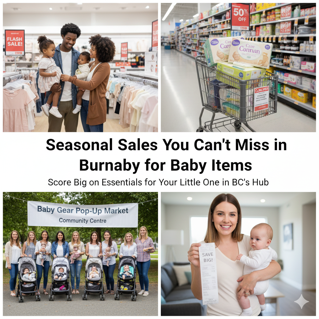 Seasonal sales you can't miss in Burnaby for baby items - BC shopping guide
