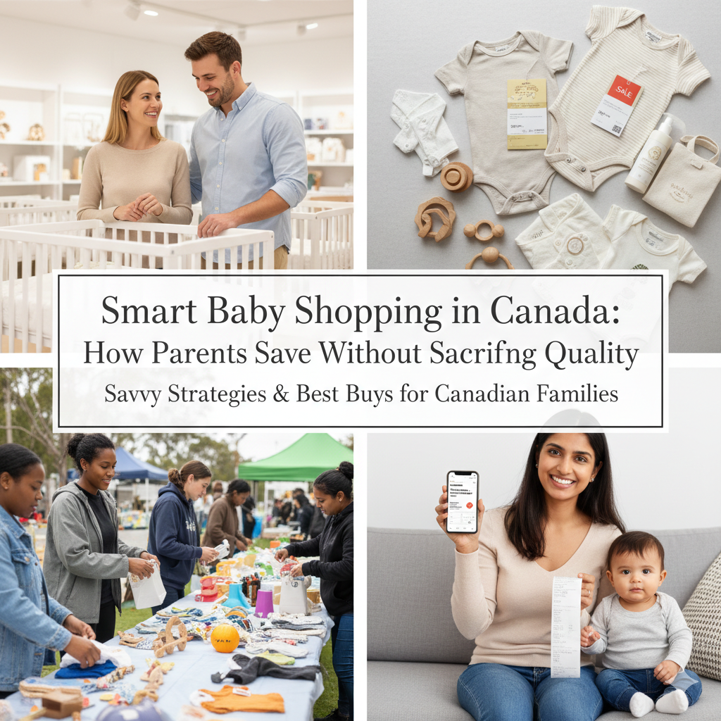Smart baby shopping in Canada - how parents save money without sacrificing quality