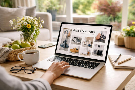 Ontario shopper browsing deals and smart picks online