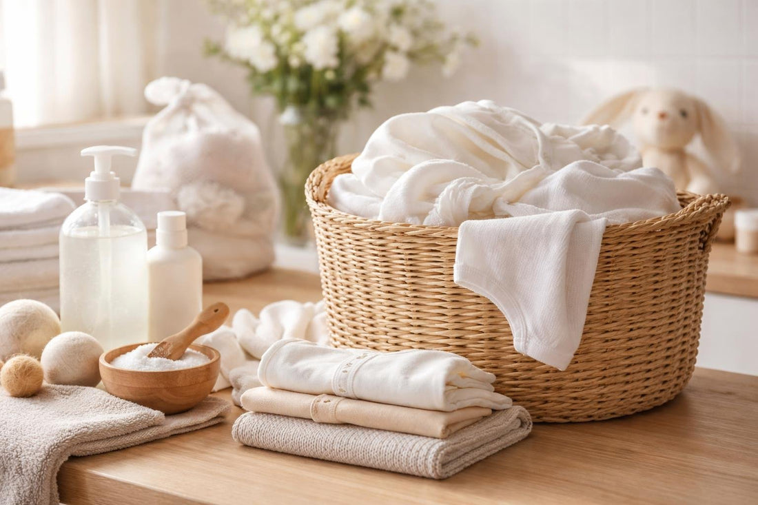 Gentle washing baby onesies to protect sensitive skin