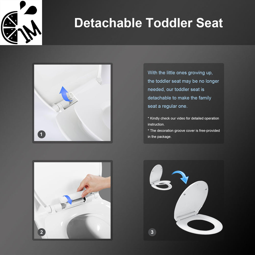 1M round-seat fits Kohler Moen American Standard and more