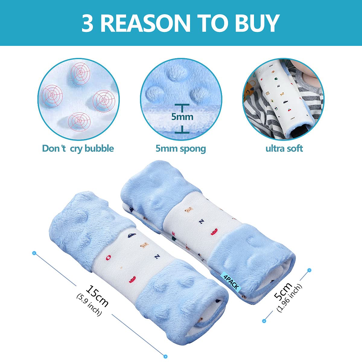 1one-enjoy machine-washable neck covers image highlighting easy cleaning.