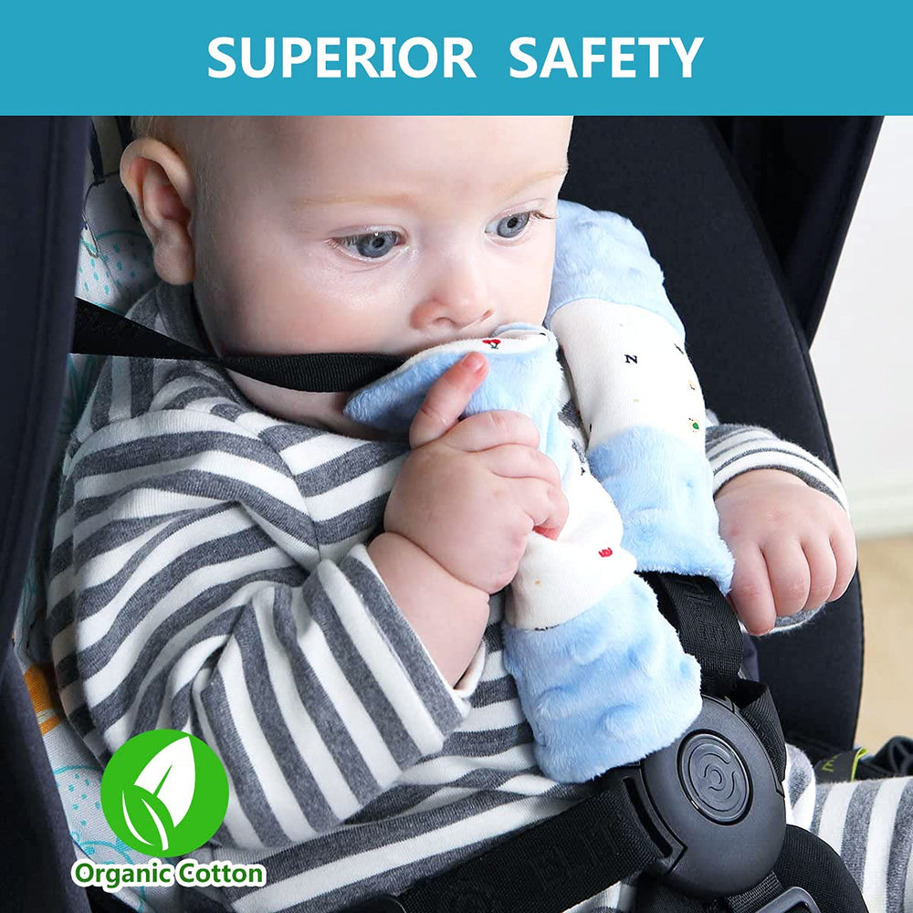 1one-enjoy pram harness cover supports head and shoulders.