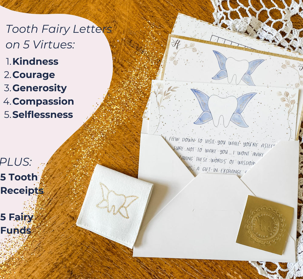 20 Moments of Tooth envelopes with seals add magical seal for letters.