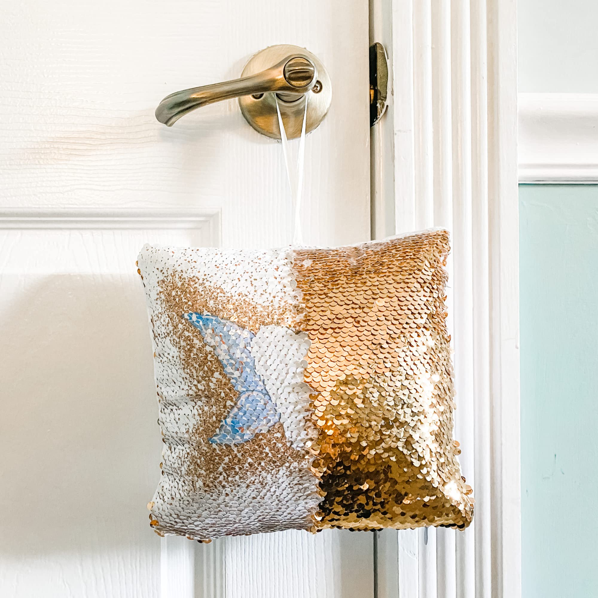 20 Moments of Tooth Tooth Fairy Pillow 4.5 inch loop for hanging on doors or beds