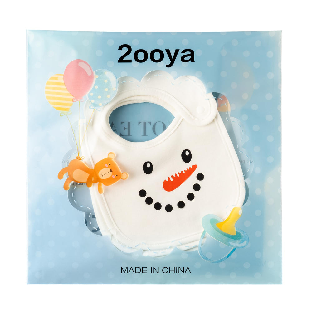 2ooya Christmas bib mealtime drool hero closeup spill protection