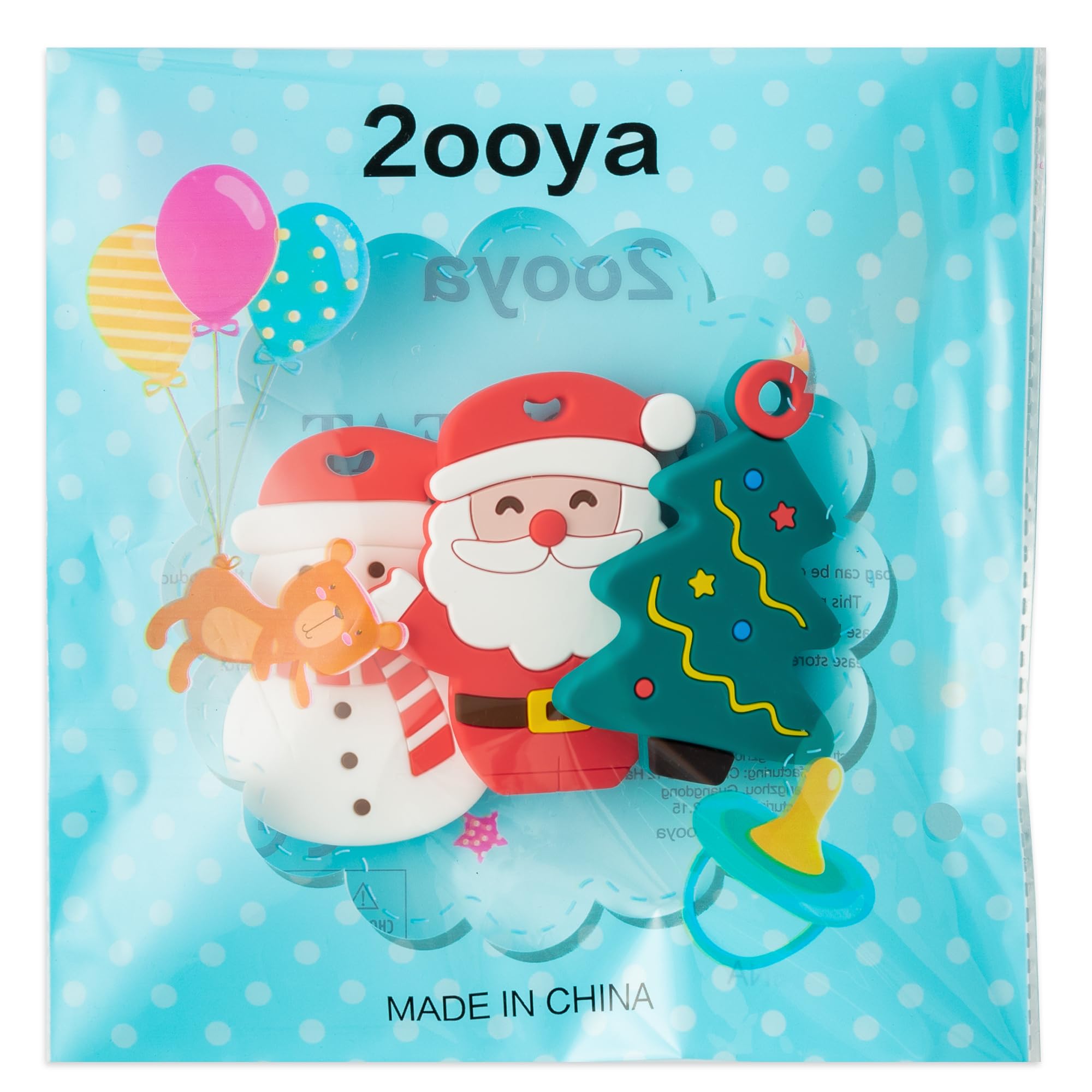2ooya Christmas teether heat-resistant and easy to sterilize