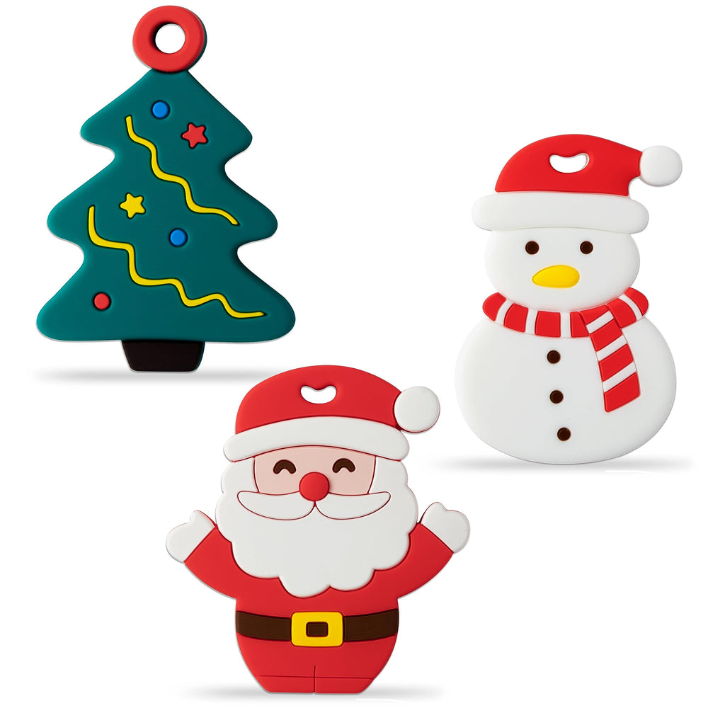 2ooya Christmas teether Santa Claus design soothes gums during teething