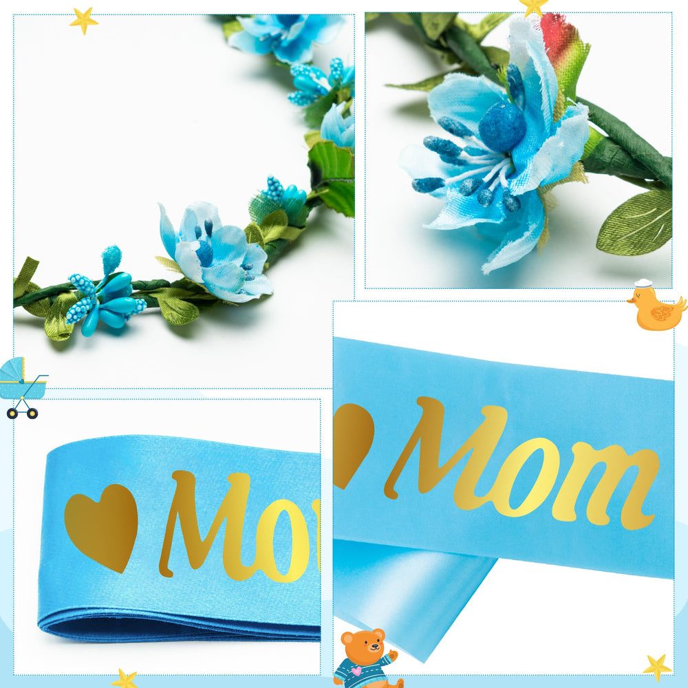 2ooya floral garland 6-7 inch diameter adds elegant backdrop for photos