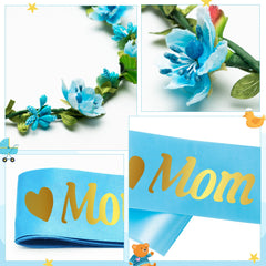 2ooya floral garland 6-7 inch diameter adds elegant backdrop for photos