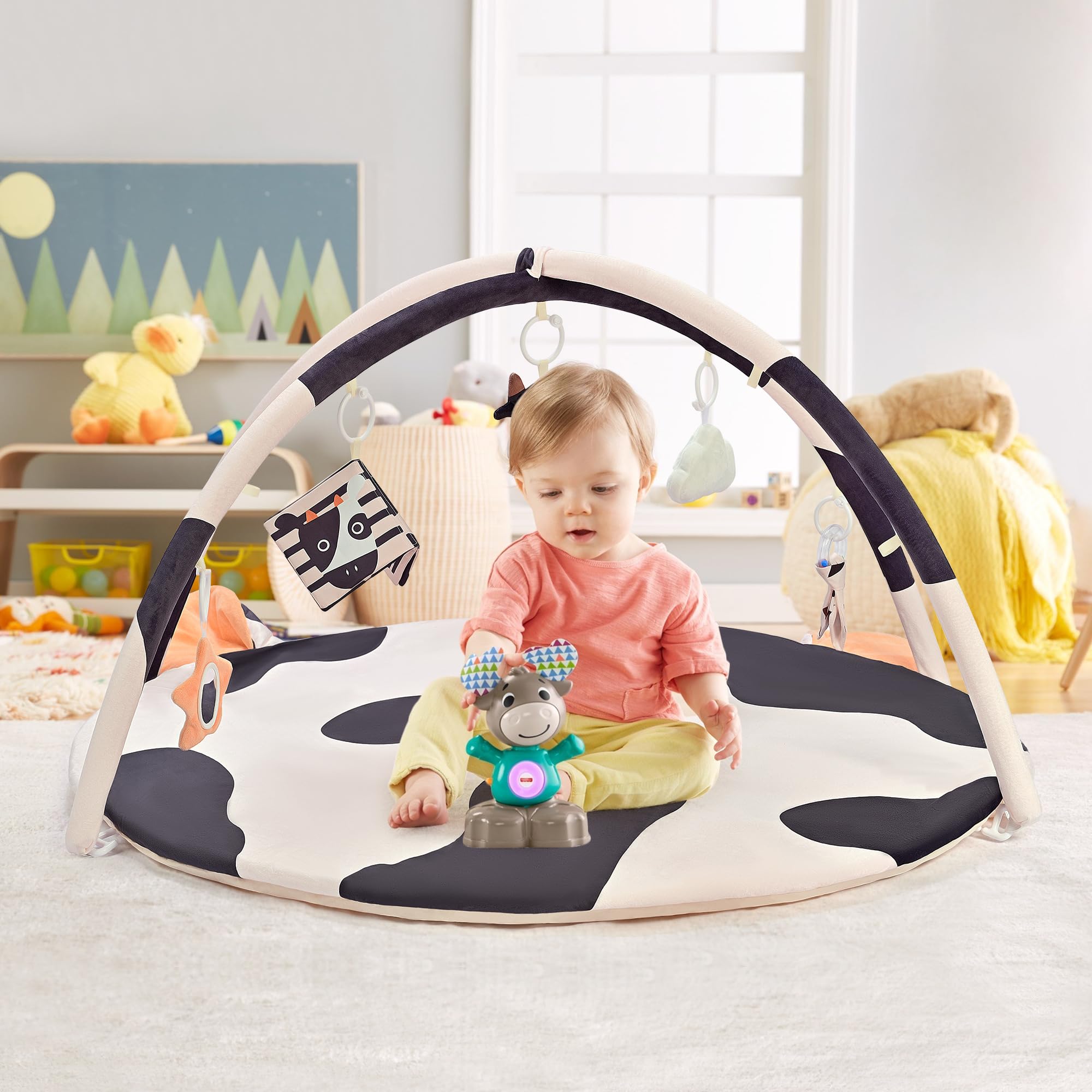 2PM SPORTS cloud-toy on mat; soft textures for sensory exploration