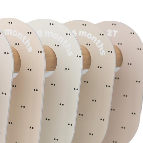 3 Sprouts closet dividers 3-6 month labels keep outfits neatly sorted.
