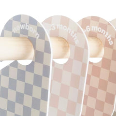 3 Sprouts baby closet dividers size labels double-sided for quick outfit sorting.
