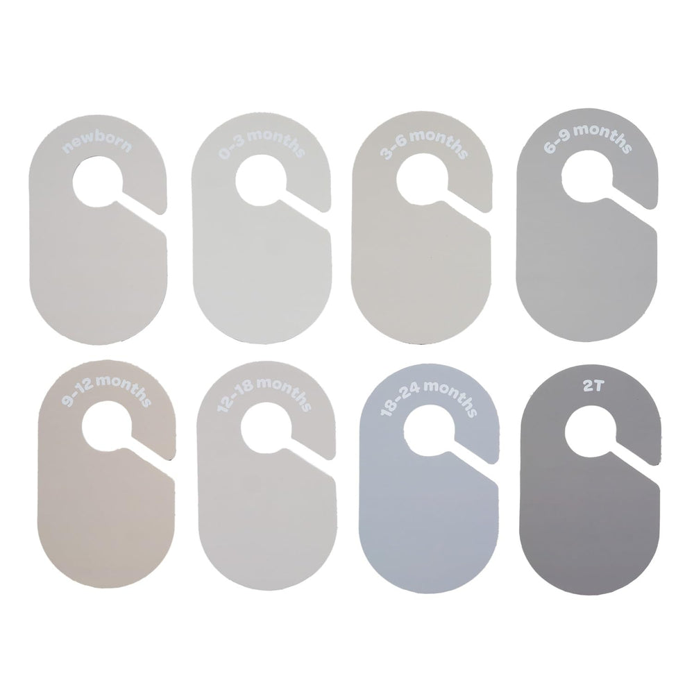 3 Sprouts gender-neutral design closet dividers reduce clutter