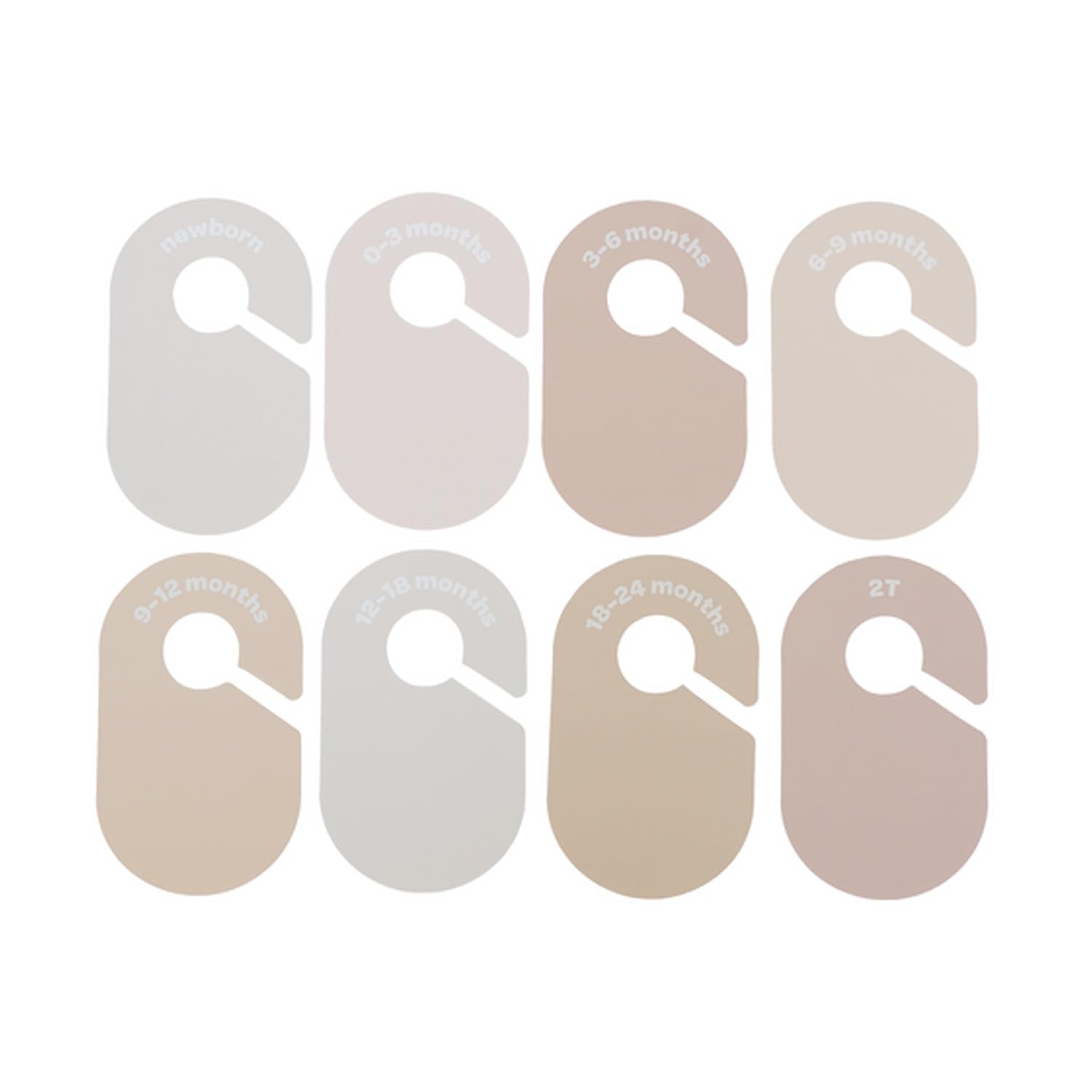 3 Sprouts double-sided labels enhance quick outfit planning