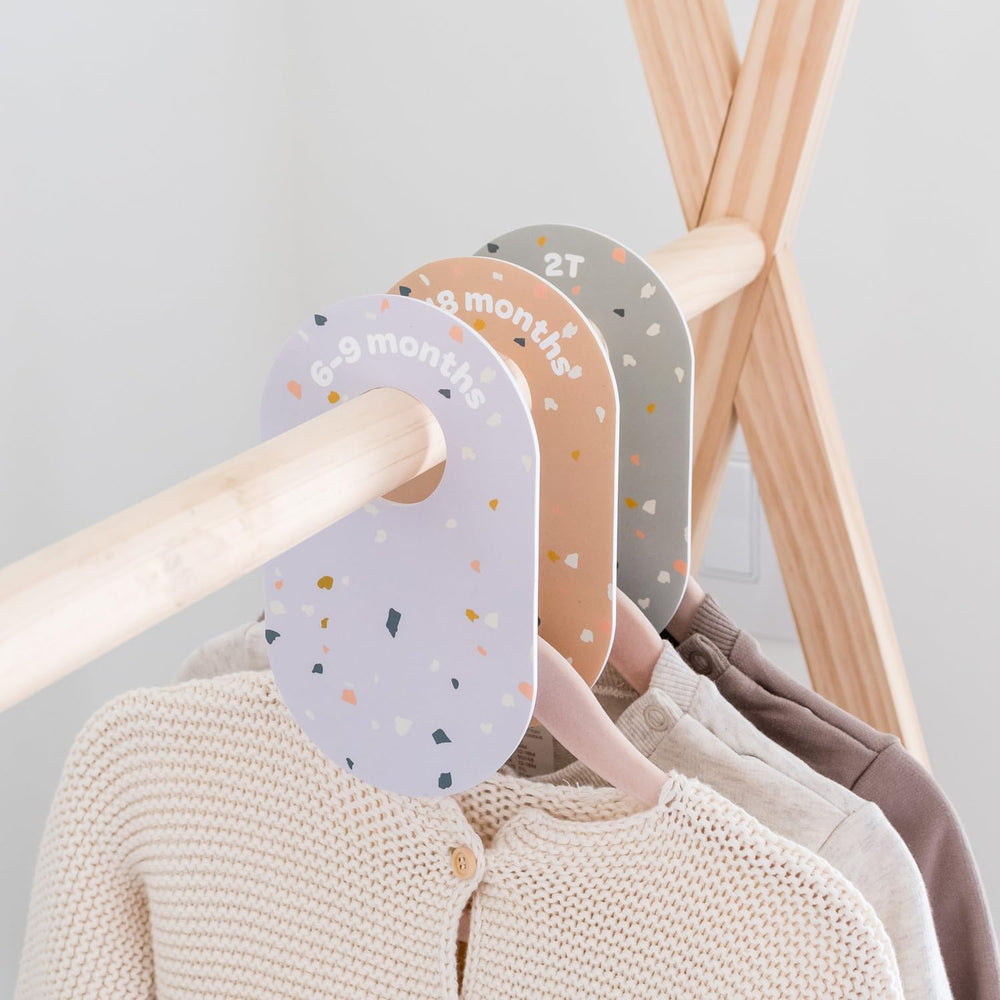 3 Sprouts terrazzo baby shower gift-ready packaging concept