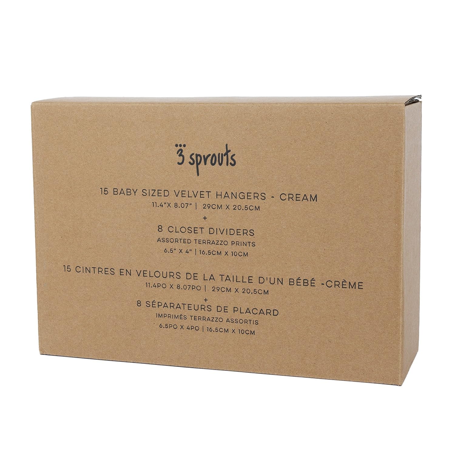 3 Sprouts closet organization product shot highlighting ready-to-use system
