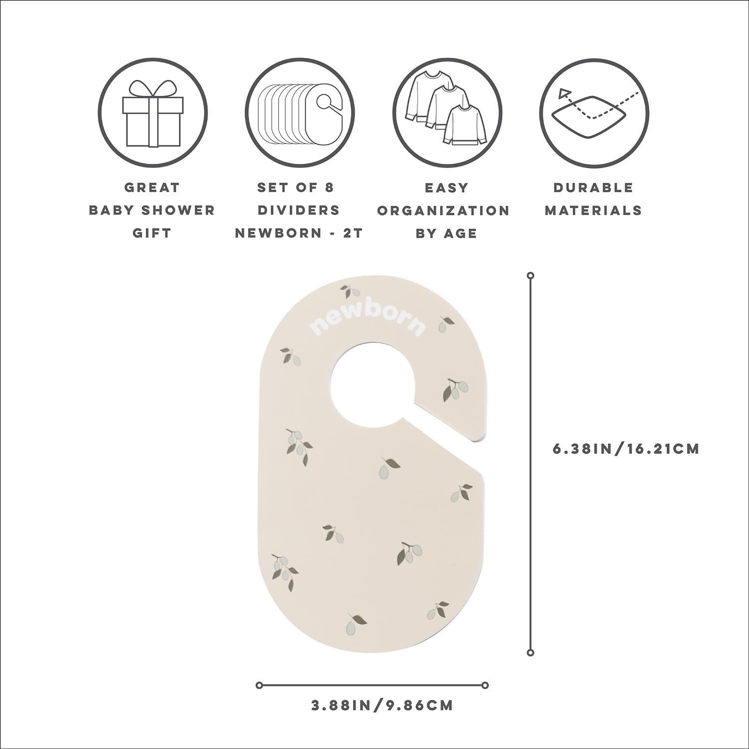 3 Sprouts double-sided labels offer visibility from both directions