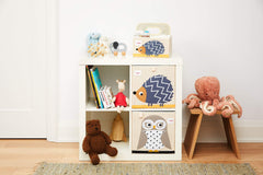 3 Sprouts storage bin handles image emphasizes easy pull-out and quick access.