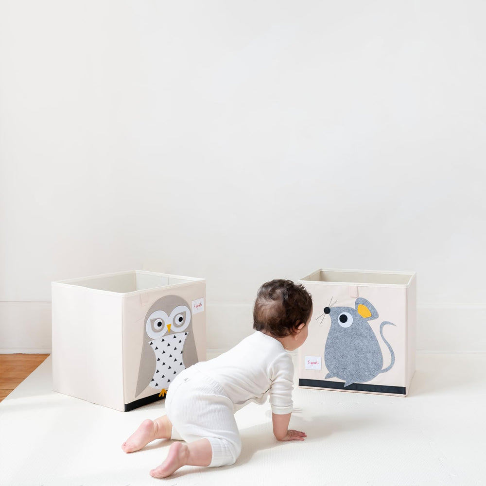 3 Sprouts fold-flat storage bin saves space when not in use