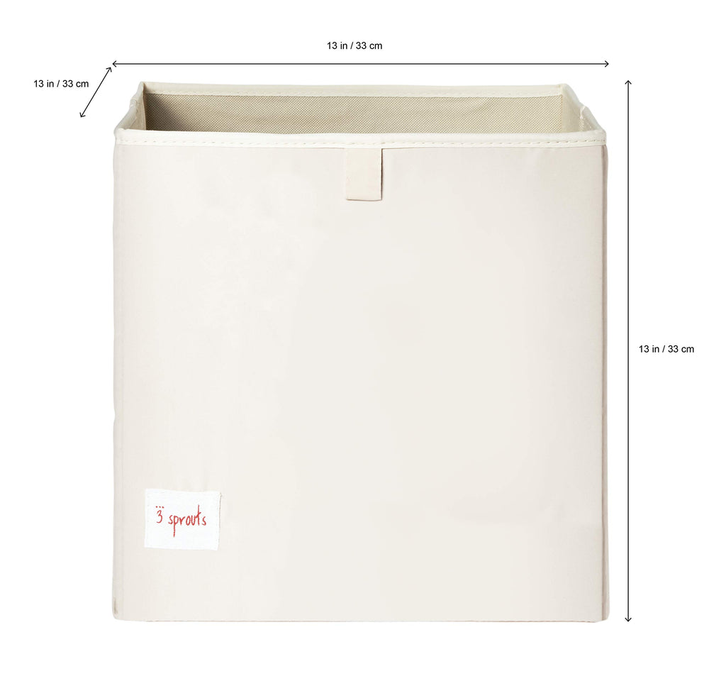 3 Sprouts collapsible bin with handles enables quick toy access