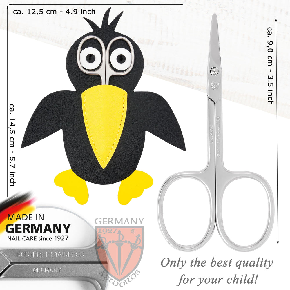 3 Swords Germany baby nail scissors travel pack, compact storage supports on-the-go trimming.