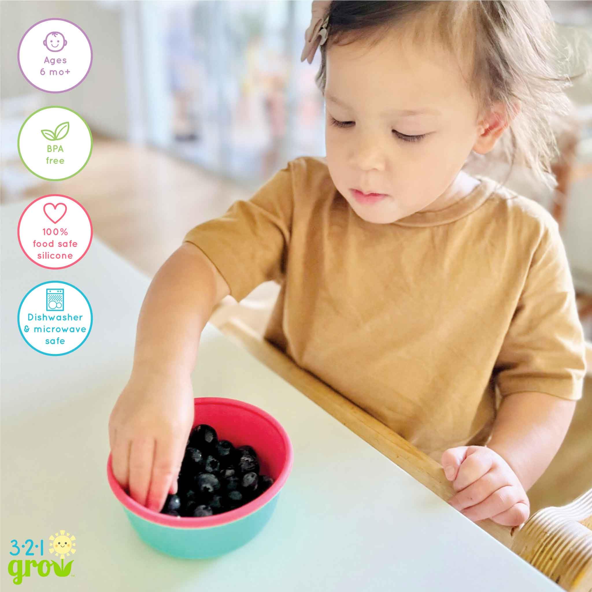 321 Grow safety tested silicone is BPA-free and toxin-free