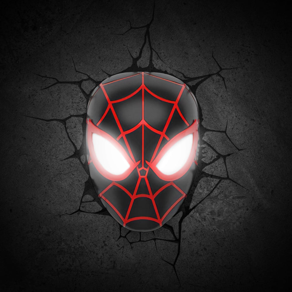 3DLightFX Miles Mask soft glow nightlight is kid-friendly and cool to touch