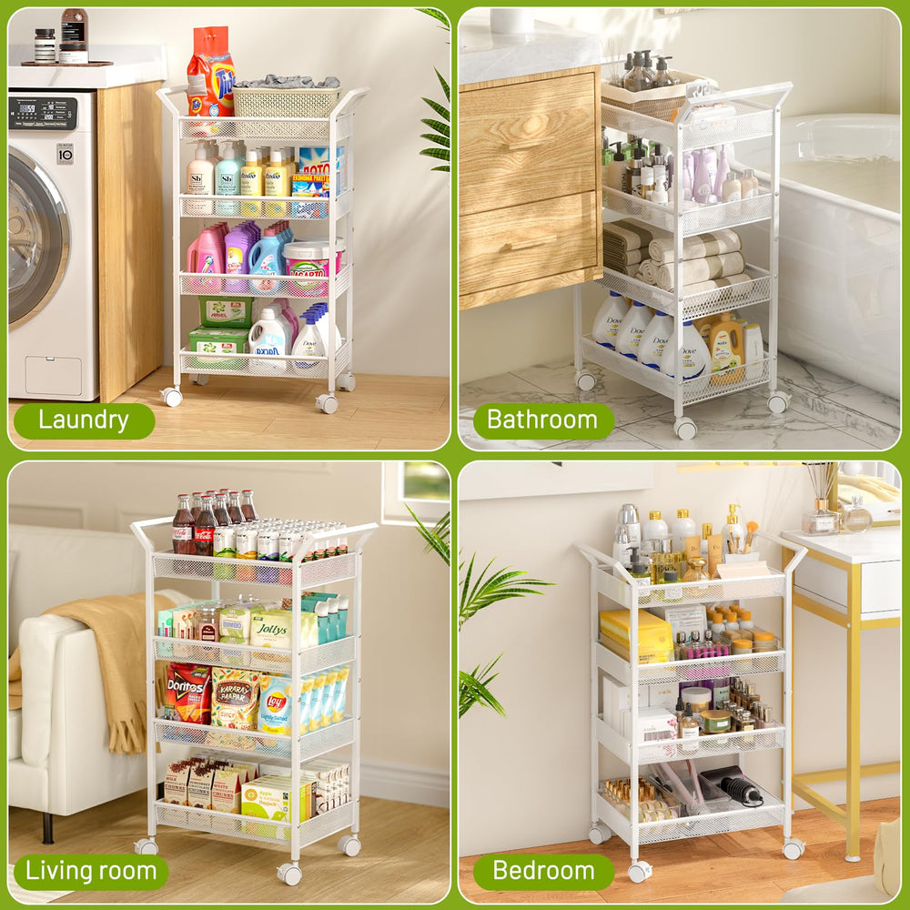 3IngSeagulls Diaper cart corner-fit—smart placement beside changing table or dresser