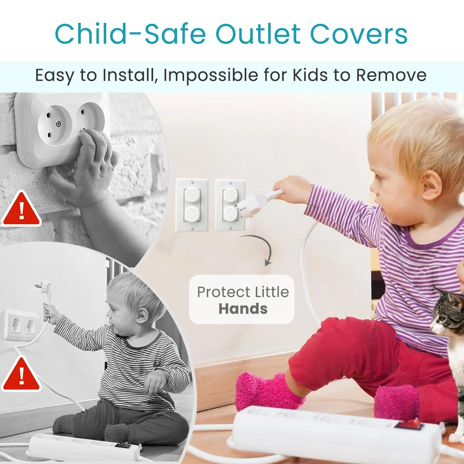 48pack baby-proofing kit u-shaped appliance locks reinforce appliances for kid safe kitchens