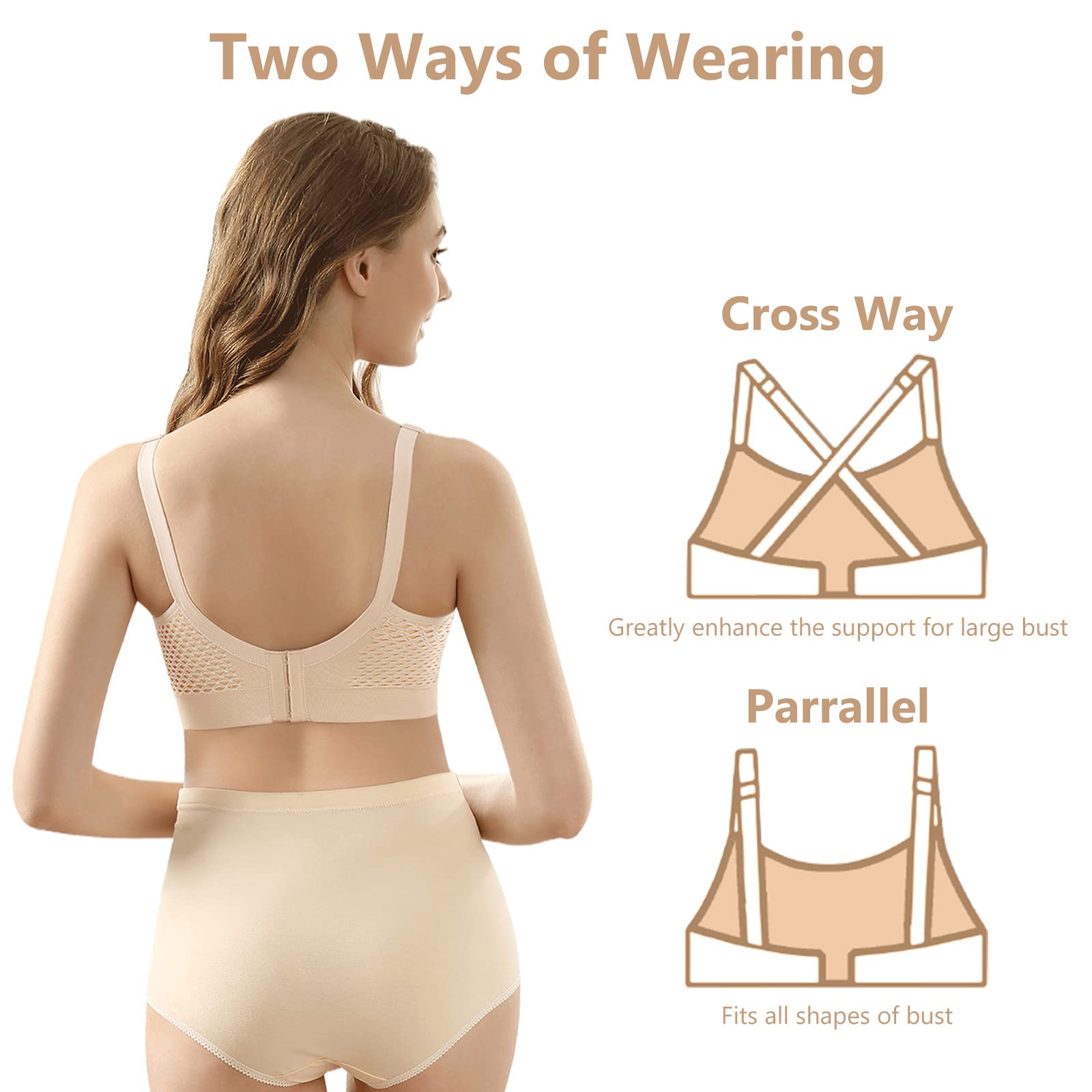 4HOW pumping-bra all-in-one design closeup demonstrates integrated pumping and nursing
