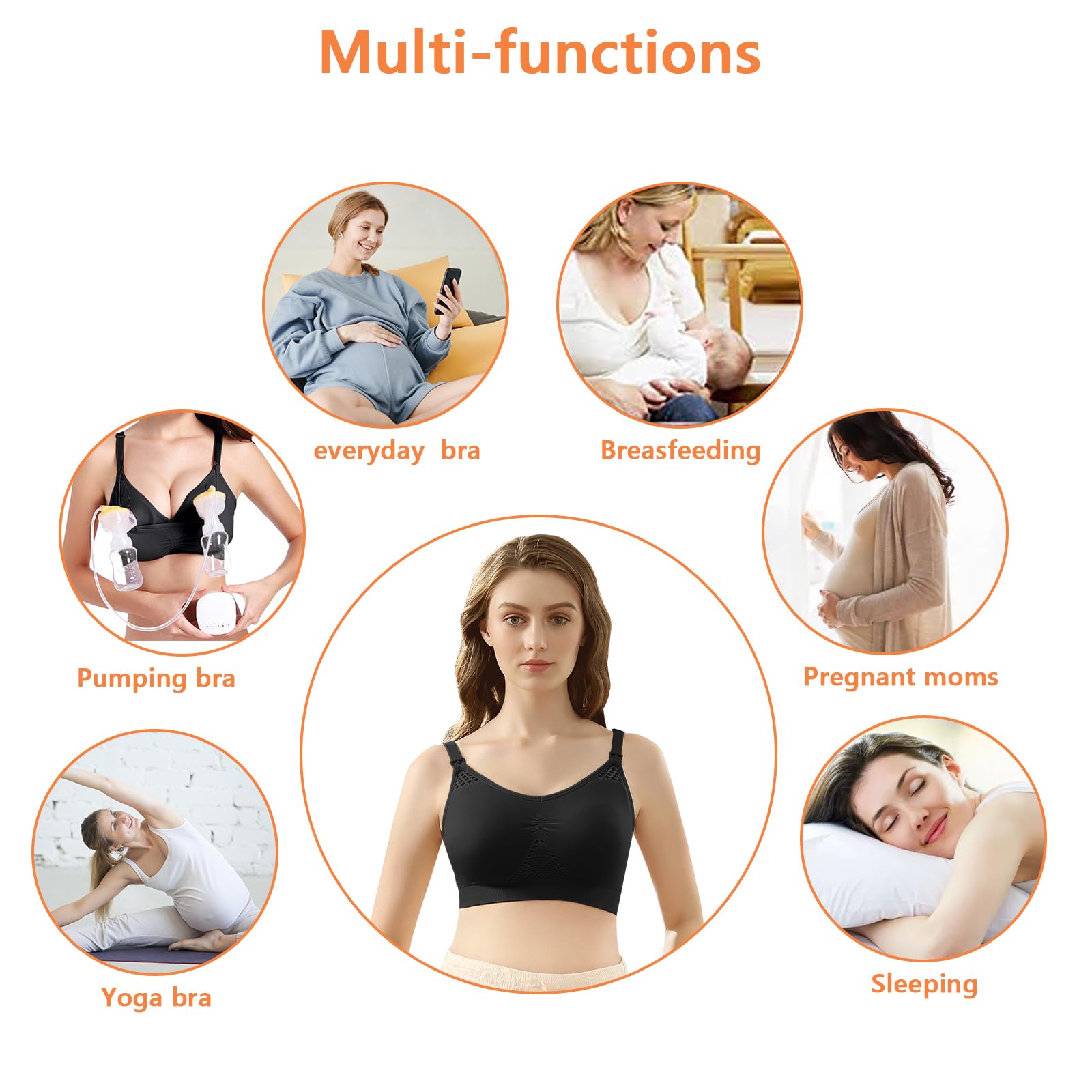 4HOW pumping-bra pump-compatible with popular brands for versatile use
