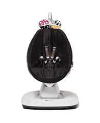 4moms MamaRoo black front view highlighting hands-free soothing for calm baby moments