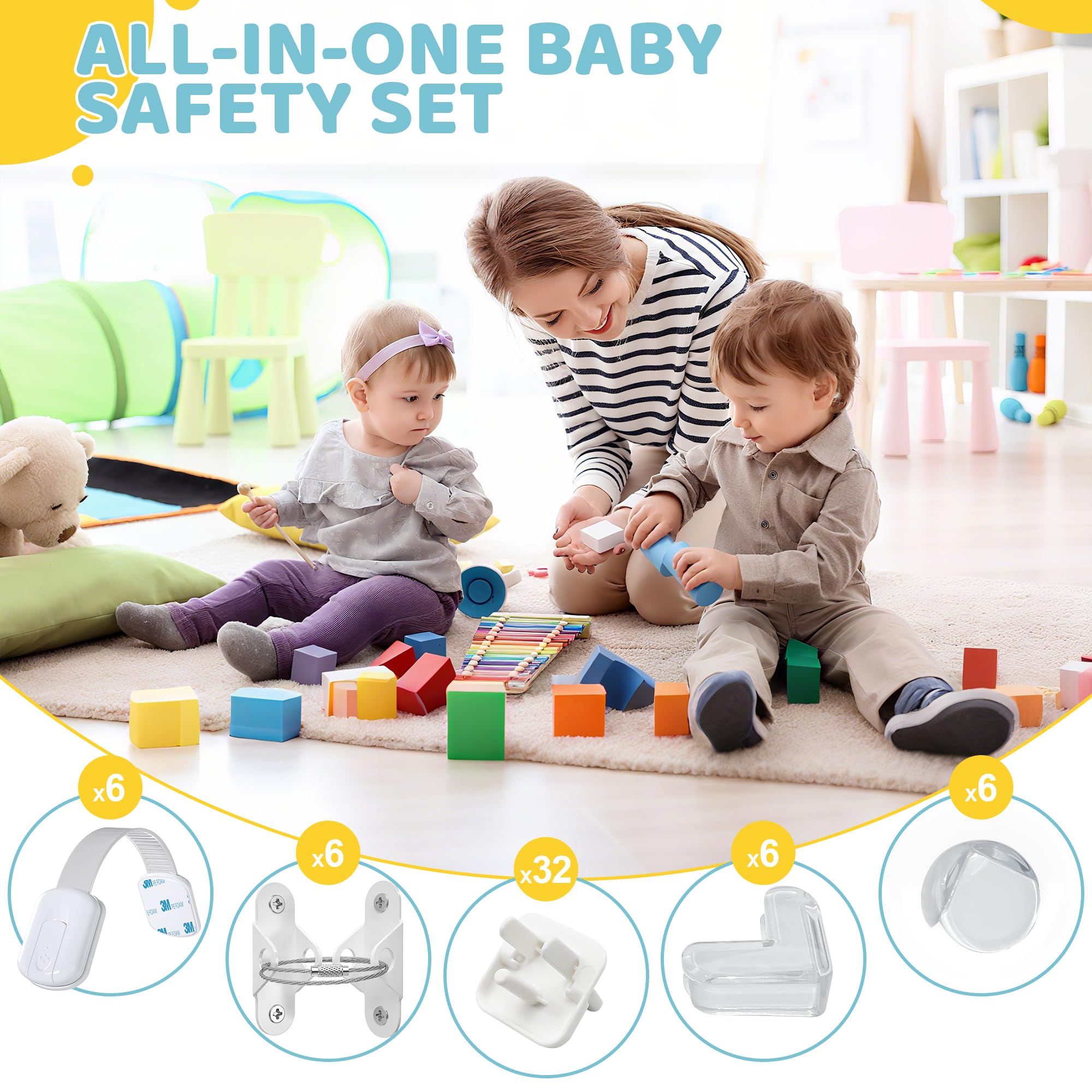 4our Kiddies installation guide for peel-and-press setup