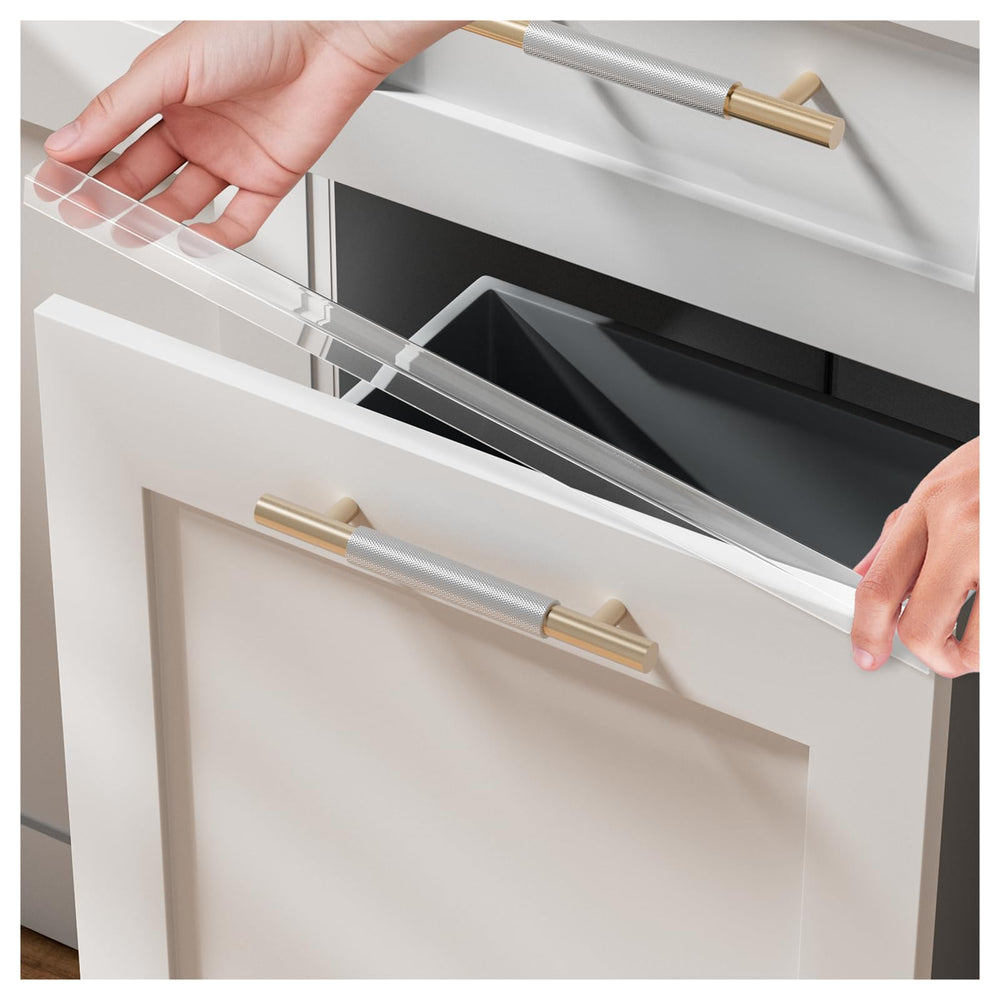 4our Kiddies cabinet edge guard 18in protects cabinet edges from everyday bumps.