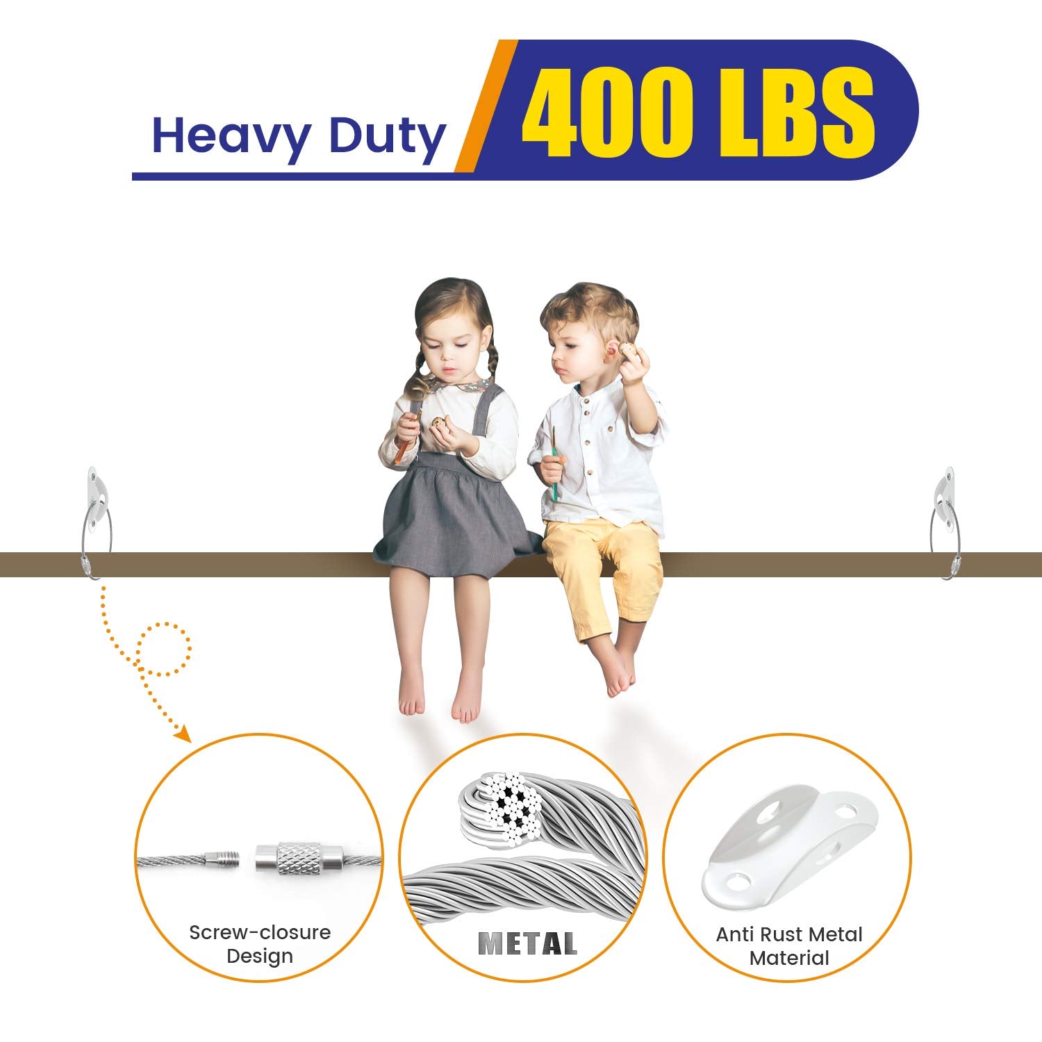 4our Kiddies heavy duty dresser wall anchors for secure mounting