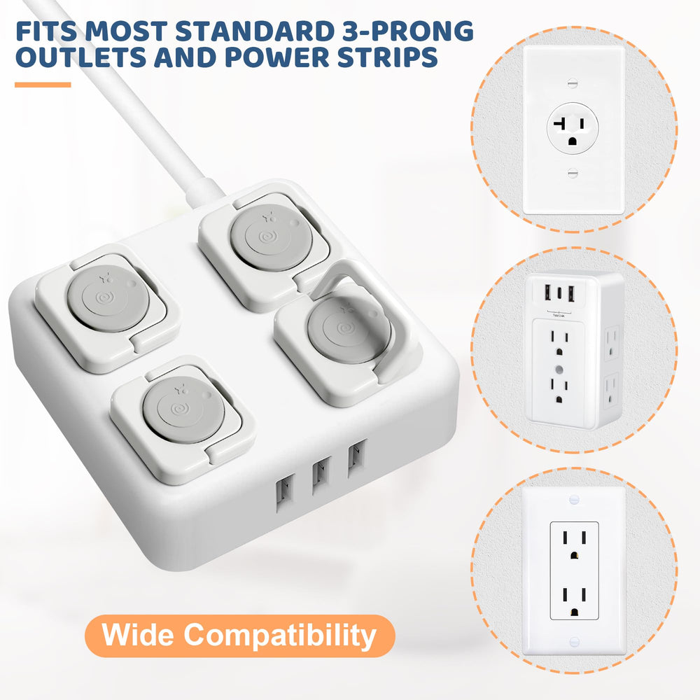 4our Kiddies ABS plug protectors are durable and corrosion resistant