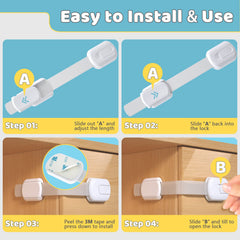 4our Kiddies no-drill setup demonstrated with pre-applied 3M adhesives.