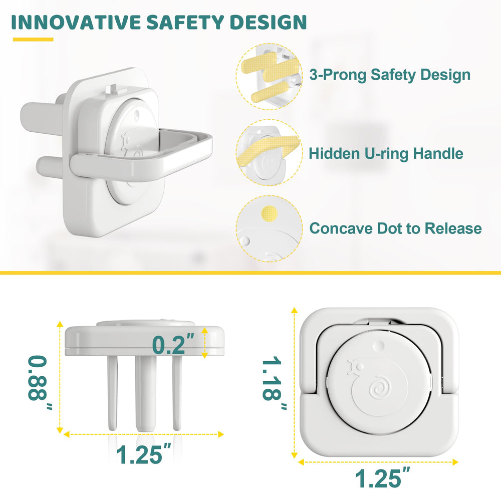 4our Kiddies compact plug covers for simple home safety upgrades.