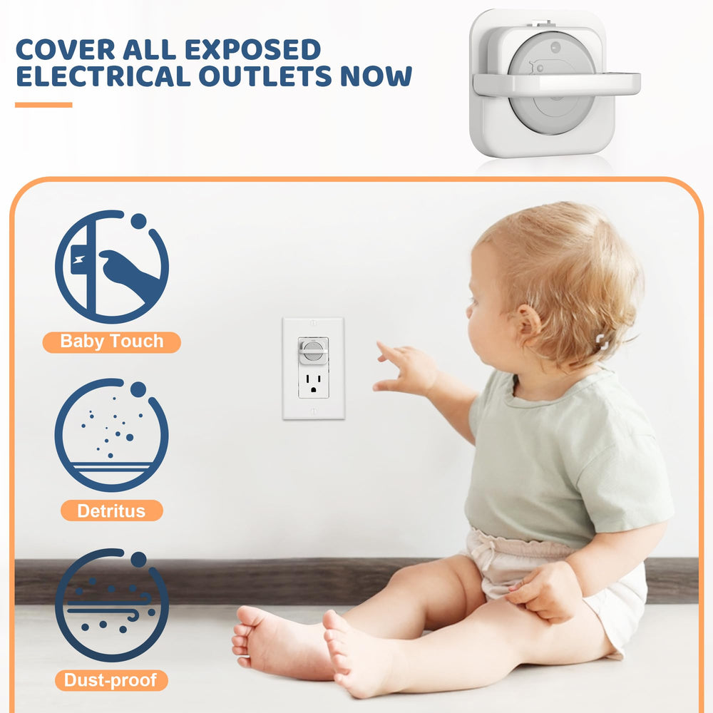 4our Kiddies power-strip socket cover guards cords safely and neatly