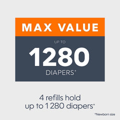 5-Star 4-pack refill rolls showcase compact, cost-efficient nursery solutions.